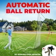 thumbnail image 4 of Golf Practice Net Hitting Net 10ft - Home Driving Range, Swing Training Aids, Big Size Auto Ball Return, Portable, Black, 4 of 8