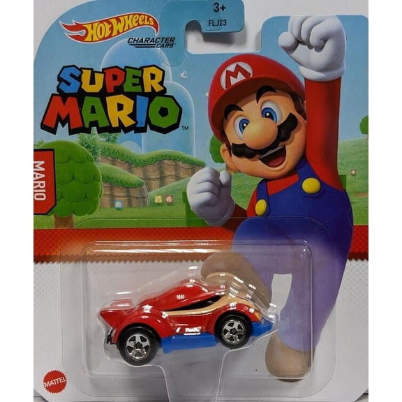 Hot Wheels Character Car Mario 1:64 Scale