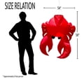 thumbnail image 7 of In the Breeze 5230 — Crab Big Breeze Windsock™ — Large, 3D Beach Windsock for Yards, Gardens, Patios, 7 of 7