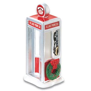 Dept 56 New England Department 56 Original Snow Village Phone Booth Accessory Figurine 56.54291 New ()