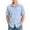 Z105 Light Blue, variant on Mifsaly Boys Button Down Shirts Kids Short Sleeve Collared Blouses Lightweight Relaxed Fit Summer Beach Camp Tops