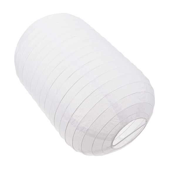 IBASETOY 2Pcs White Paper Gourd Shape Lanterns for Japanese Style Home Decoration 11.4*7.5*11.4in