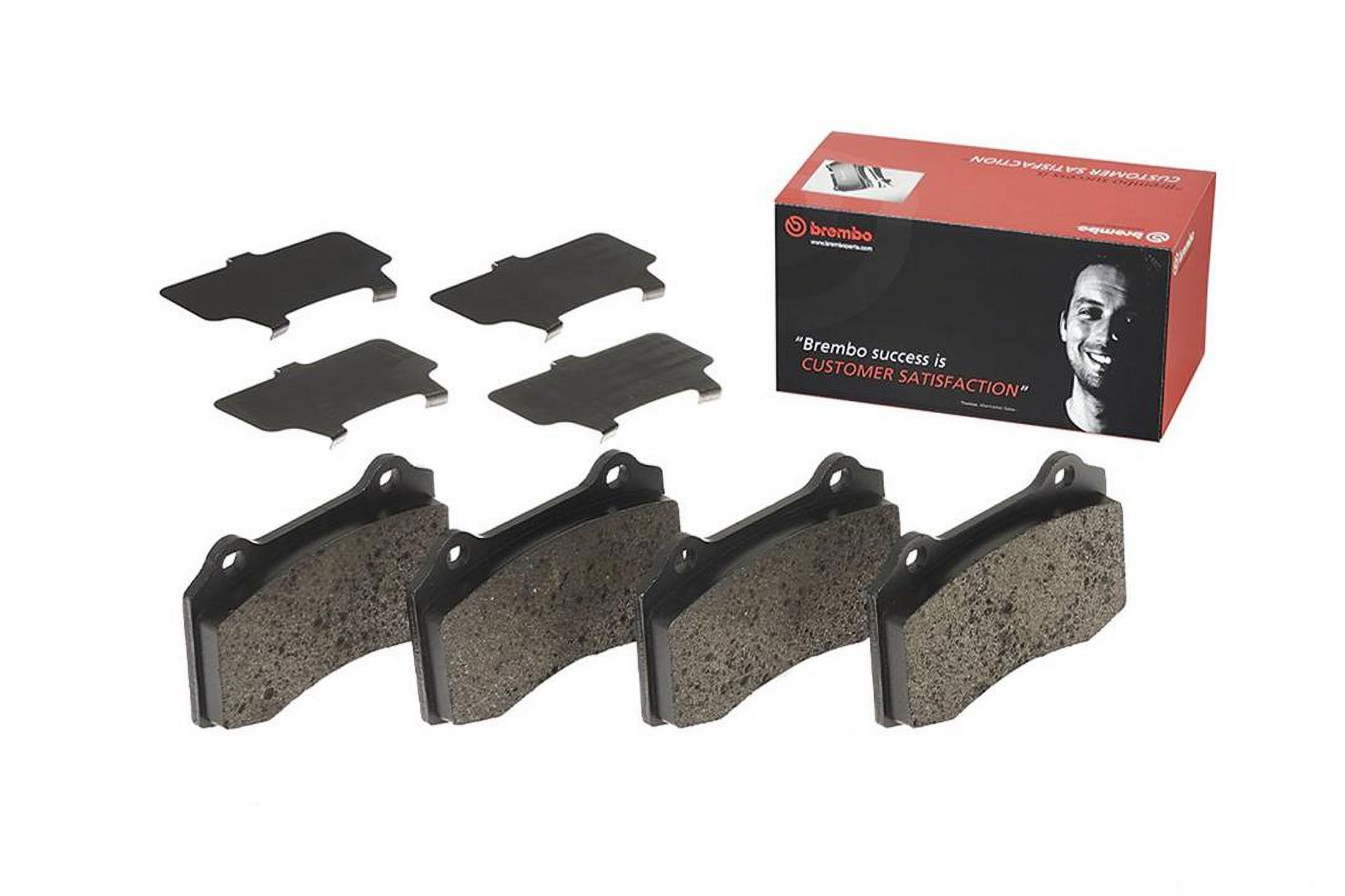 Brembo P30074 Premium Low-Met OE Equivalent Pad