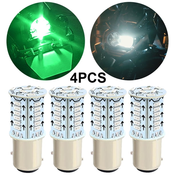 1157 Universal Motocicleta Coche LED Freno Flash Decodificación Conducción Corriente Freno Señal (verde)