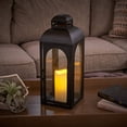 thumbnail image 3 of Smart Solar 84045-Lc 17 Matte Black Moreno Led Candle Lantern, 3 of 5
