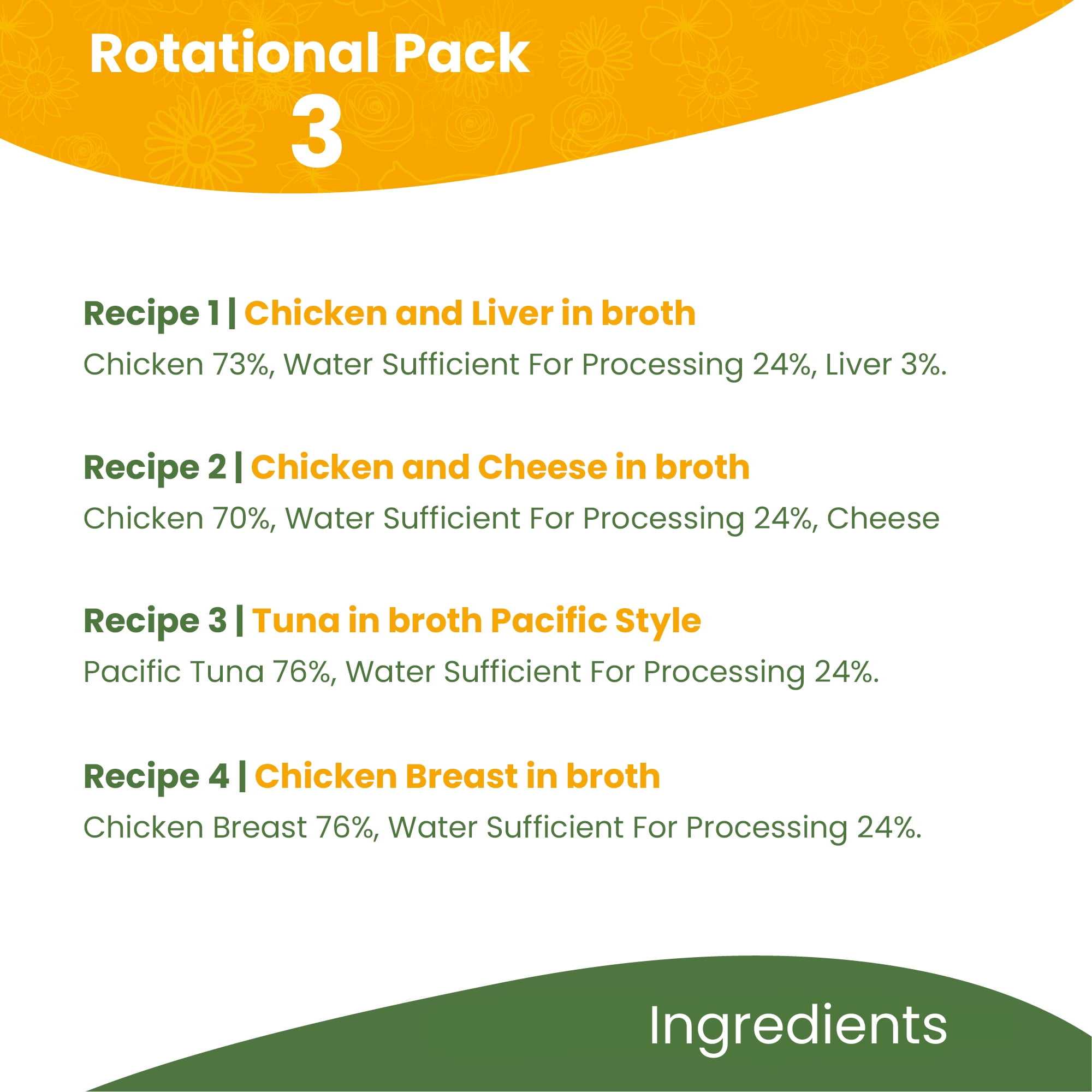 Almo Nature: HQS Natural Cat Rotational Pack 3 - (12) 2.47oz Can Variety,