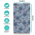 thumbnail image 5 of Nautical Crab Dog Food Mat – Vintage Cute Cartoon Watercolor Black White Colorful Tropical Sea Life Ocean Marine Beach Pet Feeding Mat 17x30, Non-Slip Absorbent Quick Dry Waterproof Easy Clean, 5 of 7