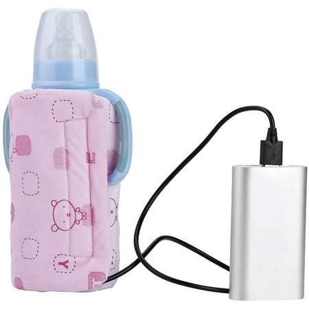 

Baby Bottle Warmer - USB Portable Travel Mug Milk Heater Bottle Heater Feeding Bottle Infant Storage Bag
