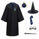 thumbnail image 3 of Disfraz unisex de Slytherin, bata de escuela mágica, capa, suéter, vestido, corbata, gafas, conjunto de brujería, disfraz de Halloween, 3 of 5