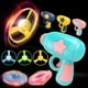 thumbnail image 2 of Pistola lanzadora de platillo para niños, pistola giratoria para exteriores, juguetes de disco volador, giroscopio luminoso de eyección de libélula de bambú para chico Sincero Electrónica, 2 of 5