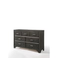 thumbnail image 6 of ACME Carine 7 Drawer Wooden Dresser in Gray, 6 of 7