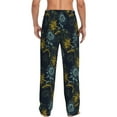 thumbnail image 6 of Cauagu Sunflowers Mens Pajama Pants Sleep & Lounge Pants,PJ Bottoms with Pockets-XX-Large, 6 of 7