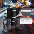 thumbnail image 7 of YXMEIGUO Oxygen Tank Holder for Wheelchair, Portable Oxygen Cylinder Bag for Travel, Transport Bag Carrier Accessories Bag for Walker, Rollator, Scooter, Fits Most Oxygen Cylinders, Black, 7 of 7