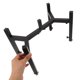 thumbnail image 5 of IDEANATEGRATE Soporte Ajustable De Plato Elevado Para Perros En Metal Negro Para Postura Al Alimentarse, 5 of 8