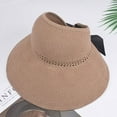 thumbnail image 4 of CoCopeaunt New Bow Knitting Empty Hat Woman Summer Sun Block Big-Brimmed Hat Sun Block Straw Hat Outdoor Sun Hat, 4 of 6