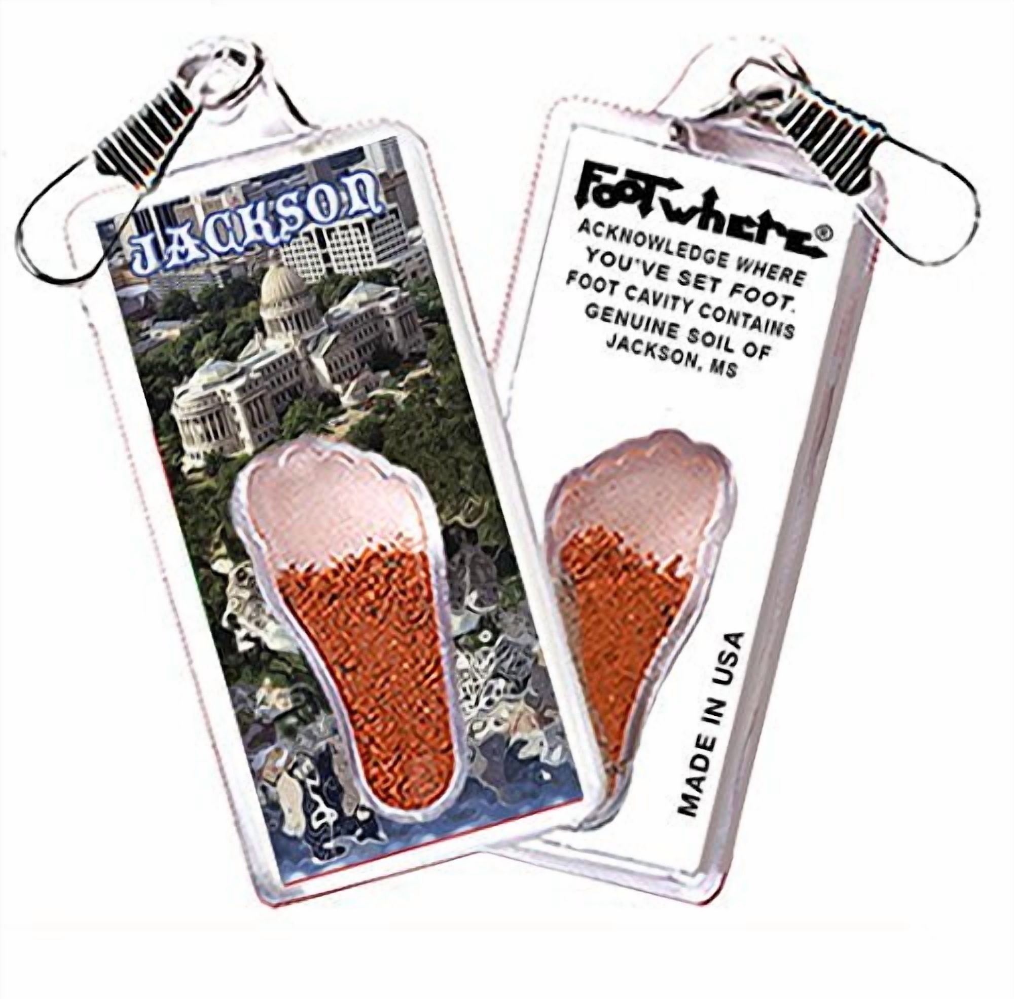 Jackson FootWhere Souvenir Lanyards. (JK300 - Assorted) 6 Piece Set.