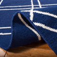 thumbnail image 5 of Safavieh Dhurries Navy Contemporary Rug - Square 6', 5 of 5