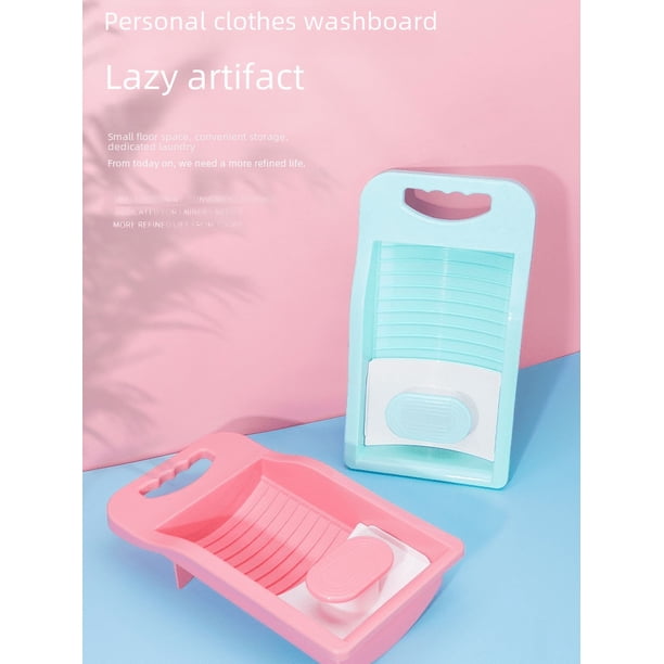 Persona perezosa lavando calcetines artefacto tabla de lavar ropa interior dormitorio de estudiantes para adultos tabla de lavar mini lavabo
