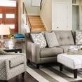 thumbnail image 2 of Furniture of America Shila Contemporary Fabric Tufted Sofa in Light Gray, 2 of 4