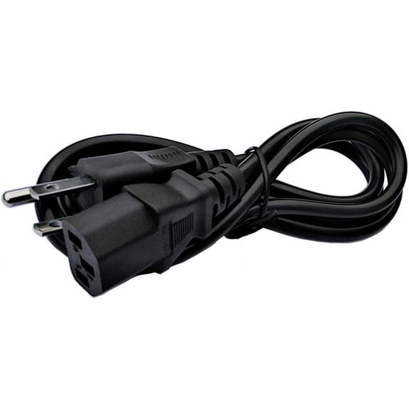 3FT 3-Prong AC in Power Cord for HP P24h P27h P24q P27q P27v P24v G4 G5 Monitor 23.8" 27" Full HD Edge LED LCD IPS Display 5ms 75hz Refresh Rate DP VGA Low Blue Light Mode Power Charger Cable
