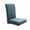 Blue, variant on Kyusrd Solid Color Brushed High Elastic Chair Cover Soft And Comfortable Chair Seat Cover -proof And- Chair Slipcover Suitable For Dining Chair