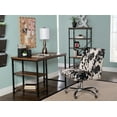 thumbnail image 3 of Linon Albion 2-Shelf Desk, 45" Wide, Ash Veneer Finish, 3 of 10