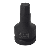 1" DR. 22MM HEX DRIVE IMPACT S