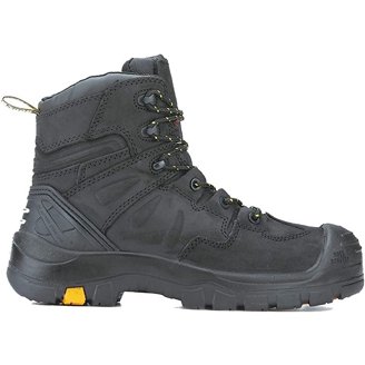 ROCKROOSTER Kensington Work Boots for Men 7“YKK Zipper sided  display picture 2