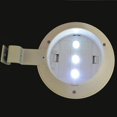 thumbnail image 3 of IP44 Solaire Alimenté 3 Lumières de Gouttière LED pour Clôture, Allée, Allée (Blanc), 3 of 5