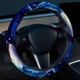 thumbnail image 2 of Starry Shark 14.5 Inch Printing PVC Leather Car Wheel Covers Steering Wheel Cover Auto Accessories, 2 of 6