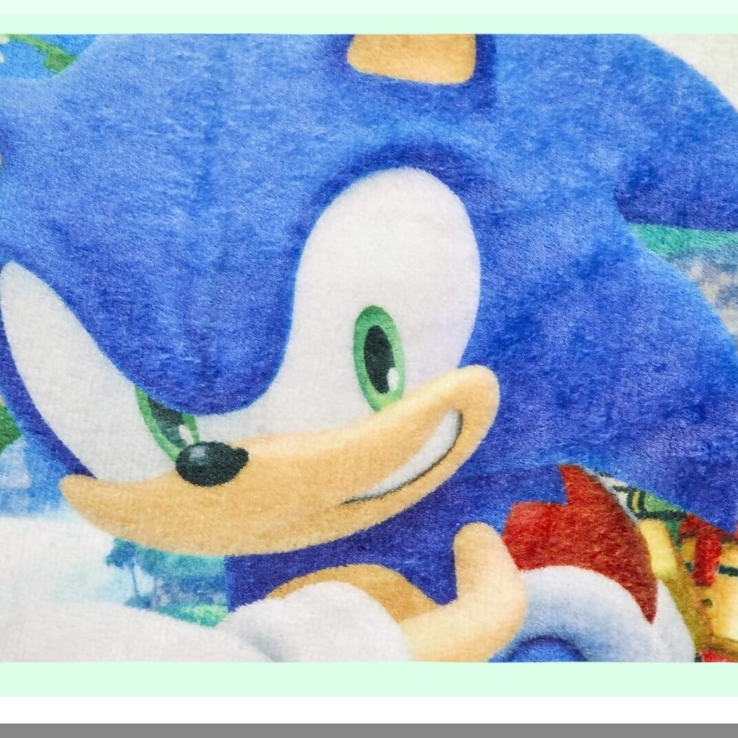 Sonic Speed Adventure Fleece Throw Blanket 60x45 Inches