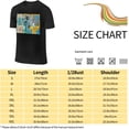 thumbnail image 3 of Jean Michel Basquiat Men's T Shirt Cotton Tee Basic Short Sleeve Crewneck Shirt Tops Black, 3 of 5