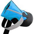 thumbnail image 3 of Botas para perros, 4 pares de zapatos impermeables para perros con correas reflectantes antideslizantes, botas protectoras para cachorros, perros pequeños y medianos (M, azul), 3 of 5