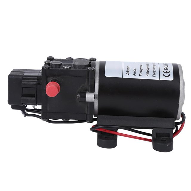 Diaphragm Water Pump, Intelligent Diaphragm Pump, 7L/min 10mm Right Spray Pump Pump For Home ANGGREK Motor de 12V