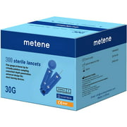 Metene Blood Lancets, 300 Count, Disposable Twist Top Lancets for Lancing Devices