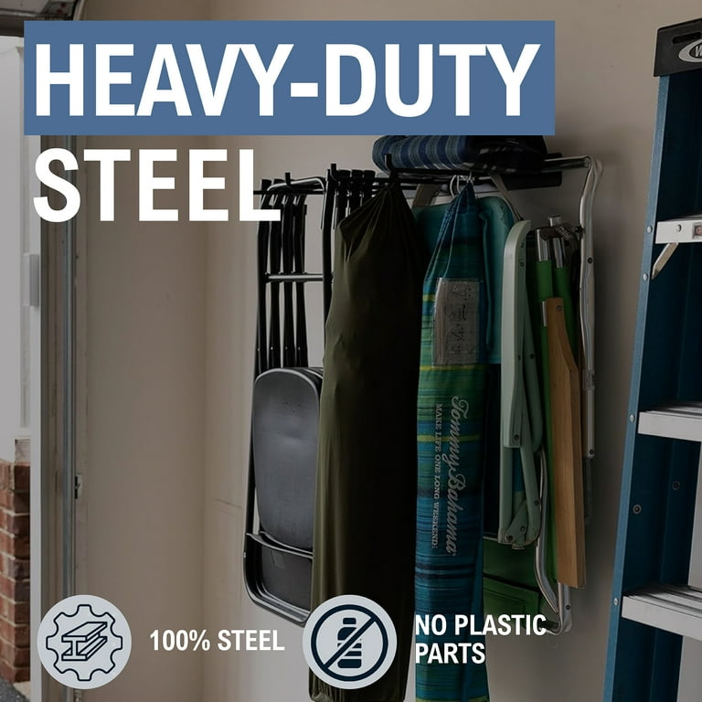 StoreYourBoard Folding Chair Storage Rack, Wall Mount Organizer