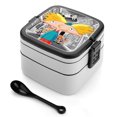 thumbnail image 1 of ¡Oye, Arnold! Fiambrera de Doble Capa, Contenedor de Almuerzo Portátil Apilable, Almacenamiento de Alimentos Hermético a Prueba de Fugas, 1000ml, 1 of 6