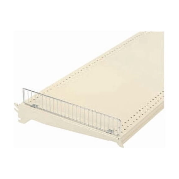 Wire Shelf Divider For 36""W Or 48""W X 16""D Upper Shelf Chrome