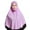 Watermelon Red, variant on QASIEATN Festival Accessories for Women Ramadan Muslim Women Adjustabke Solid Color 80 Cm Hijab Strechy Pull On 31.5 Inch Hijab