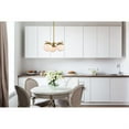 thumbnail image 2 of Eclipse 3 Lights Brass Pendant With Frosted White Glass, 2 of 3