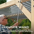 thumbnail image 6 of Yardistry 10' x 12' Meridian Louvered Pergola, 6 of 15