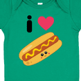 thumbnail image 4 of Inktastic I Love Hot Dogs Boys or Girls Baby Bodysuit, 4 of 5