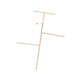 thumbnail image 1 of Percha de madera para pollitos, accesorio para gallinero, soporte multiusos extragrande para entrenamiento de pollitos con estaca de tierra para, 1 of 9