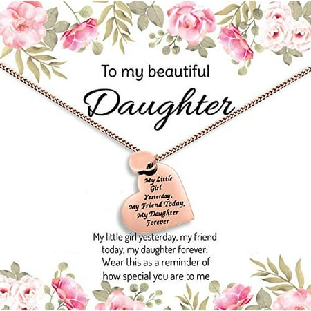 Sheridanstar Daughter Necklace Jewelry Gift From Mom Or Dad