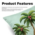 thumbnail image 2 of Coconut Tree Covers Set of 2 with Velvet Fabric and Unique Patterns for 16x16, 18x18, 20x20 Inch Throw Pillow Inserts, Throw Pillows, Throw Pillow - for Any Occasion, 2 of 6