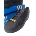 thumbnail image 4 of Adi-das Originals Superstar Black Carbon GY0026 Casual Shoes Sneakers Mens Sz 10, 4 of 6