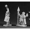 thumbnail image 2 of Reaper Miniatures Kobold Leader and Sorcerer #03024 Dark Heaven Unpainted Metal, 2 of 3