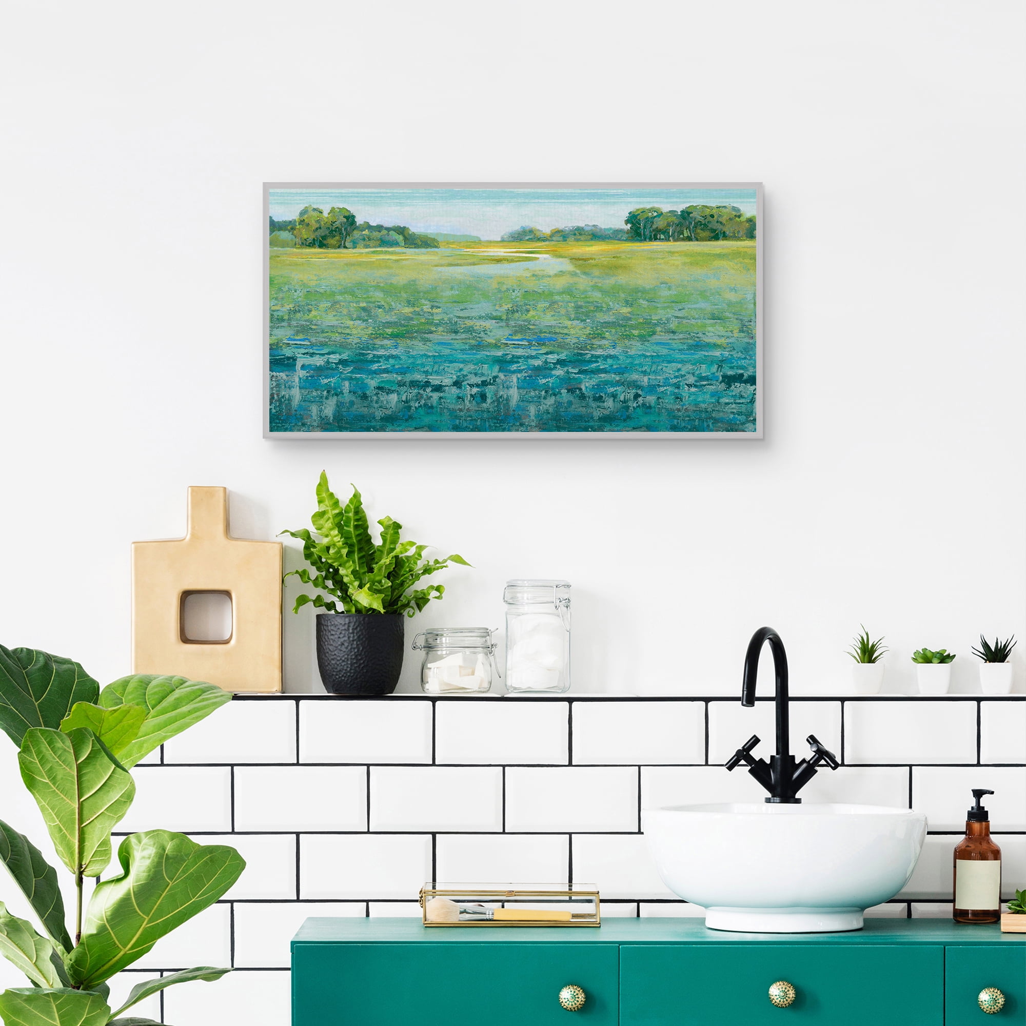 Evergreen Lowlands by Paul Duncan Framed Canvas Art Print