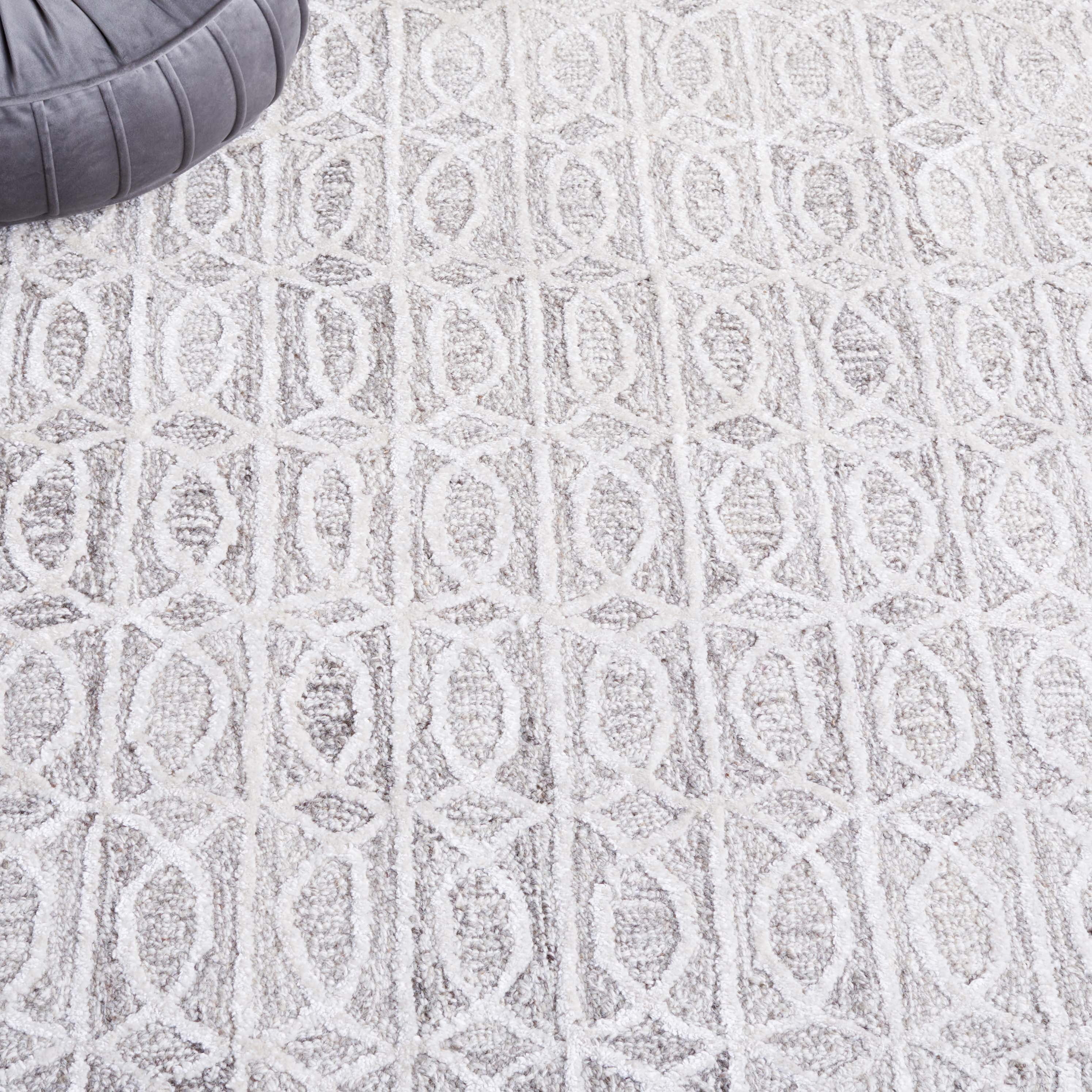 SAFAVIEH Ebony Abel Modern Area Rug, Natural/Ivory, 4' x 6'