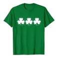thumbnail image 7 of LEKWK St Patricks Day Shirt Women Clover Mandala Art Casual Tops Short Sleeve Basic Tees Crew Neck Geometric Flower Spring Clothing, 7 of 7